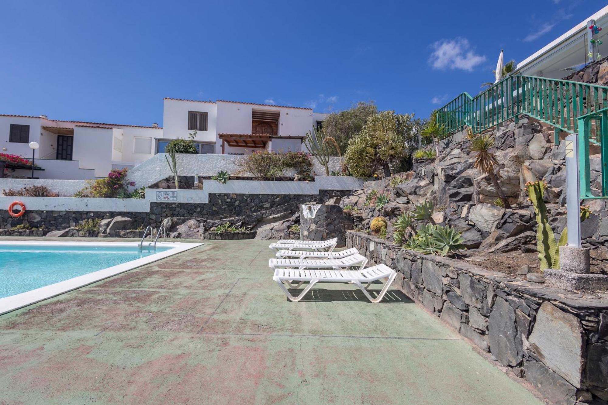 Bungalow playa Águila terraza piscina by Lightbooking Maspalomas  Exterior foto